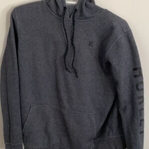 Hurley Charcoal Hoodie Sweatshirt with Drawstrings